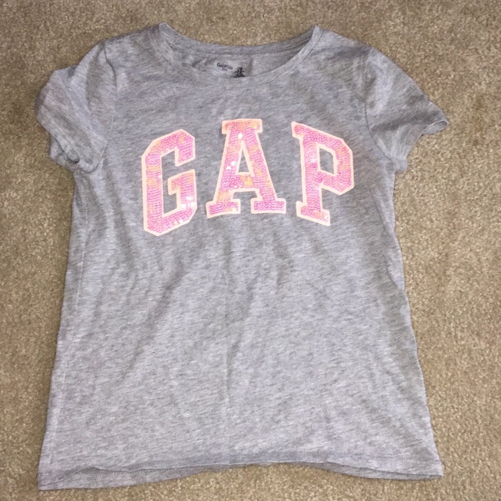 Soft grey gap top